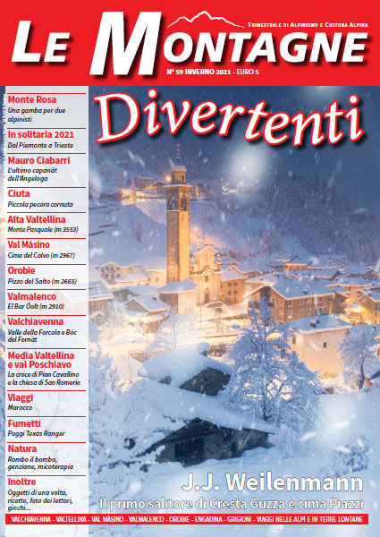 Clikka x vedere sommario ed editoriale di n.59 - Inverno 2021